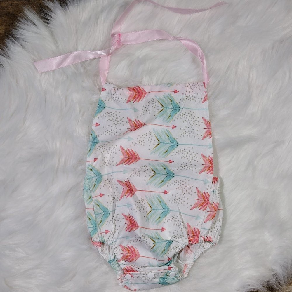 NWT Size 9-12M Baby Girls Romper